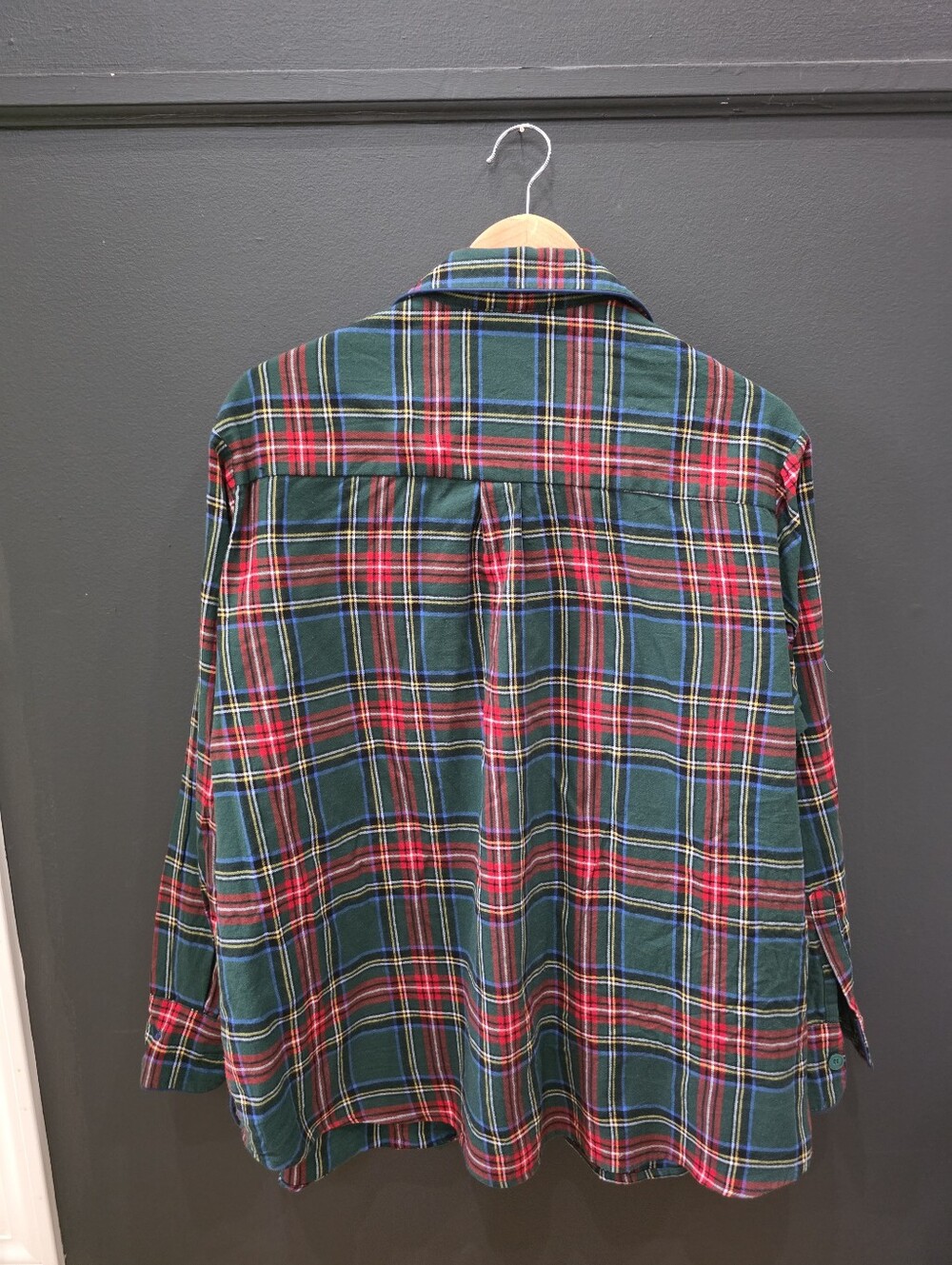 Petite Plume Women's Plaid Brushed Twill Pajama Set 1X Kensington Tartan - Picture 7 of 14